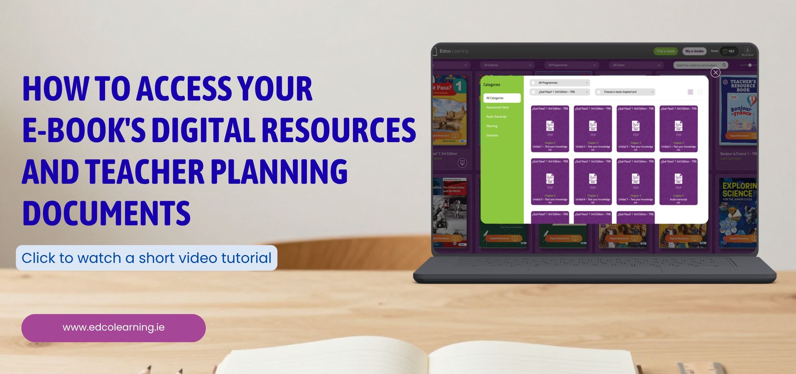 edcopublications ie banner how to access ebook digital resources